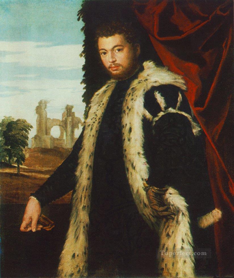 Portrait of a Man Renaissance Paolo Veronese Oil Paintings